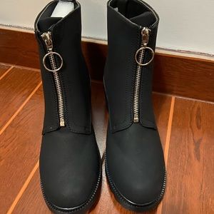 NEVER WORN nasty gal booties